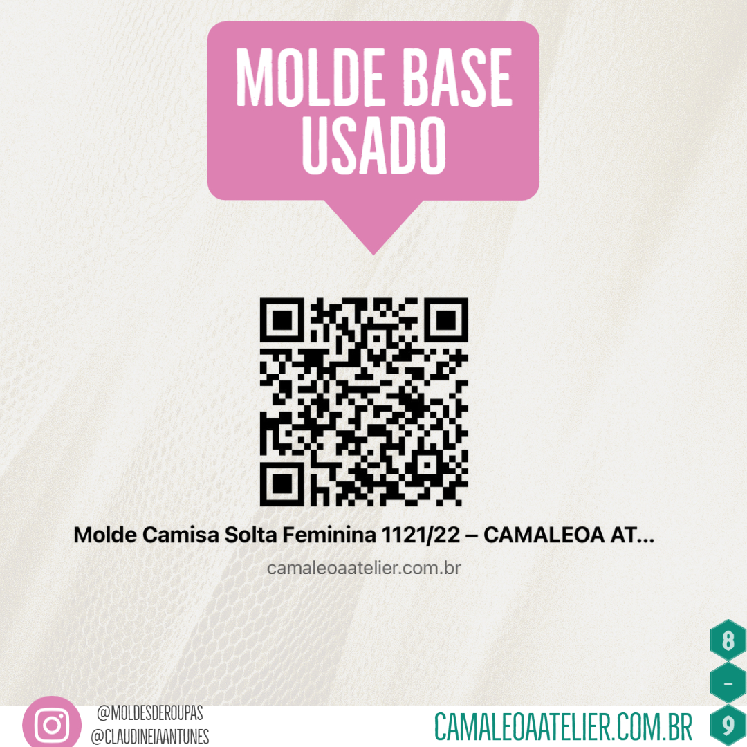 Molde Blusa Aula De Modelagem Camaleoa Atelier De Costura