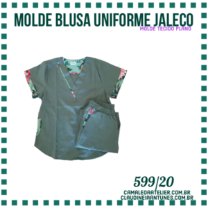 Molde Blusa Guarda Pó Jaleco 599/21