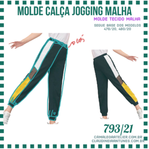 Molde Calça Jogging Malha 793/21