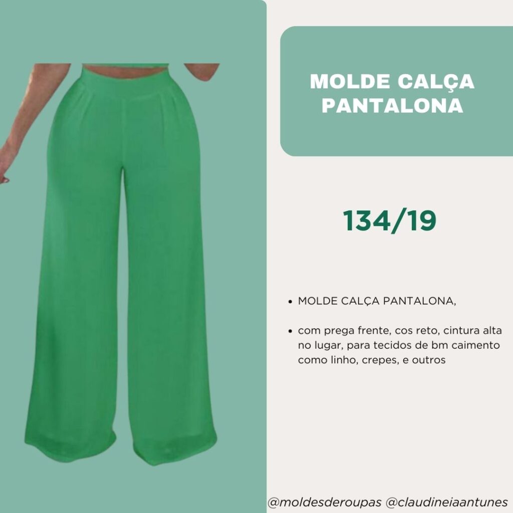 Molde Calça Pantalona 134/19