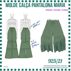 Molde Calça Pantalona Maria 925/21
