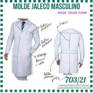 Molde Jaleco Masculino 703/21
