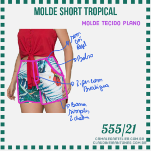 Molde Short  Tropical 555/21