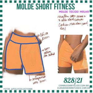 Molde Short Fitness 828/21