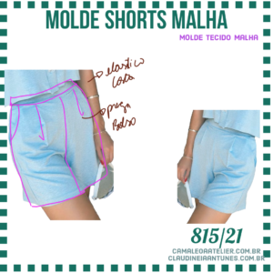 Molde Short Malha 815/21
