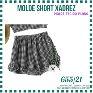 Molde Short Xadrez 655/21
