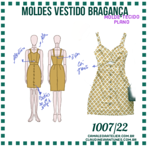 Molde Vestido Bragança 1007/22