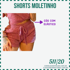 Molde Short box em Moletinho 511/20