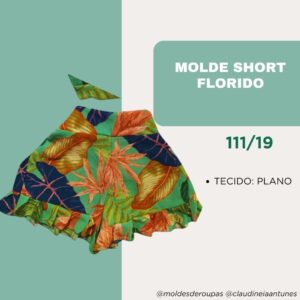 Molde Short Florido 111/19