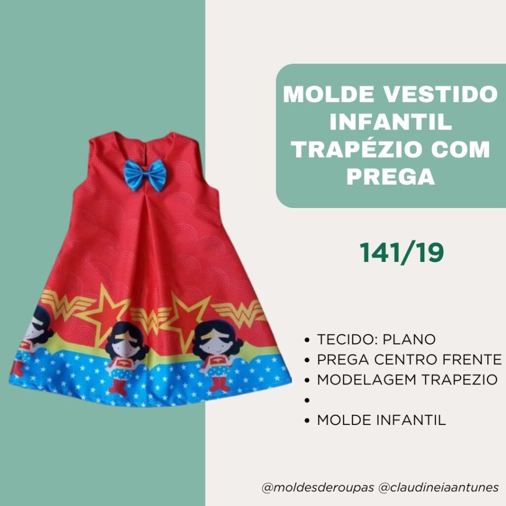 Vestido de prega infantil shops