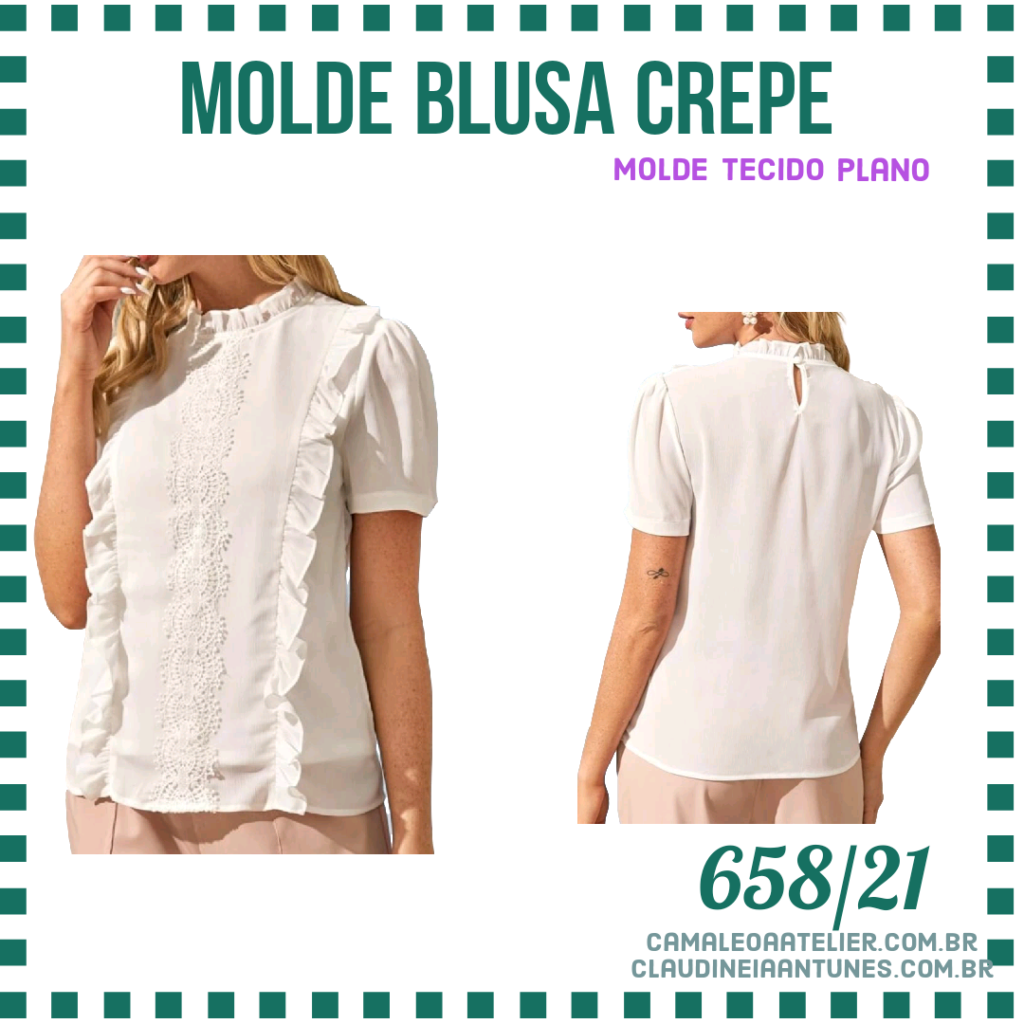 Molde Blusa Crepe 658/21