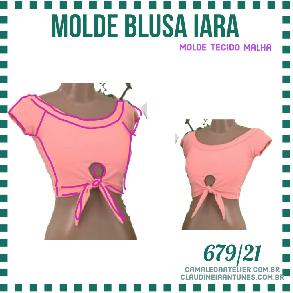 Molde Blusa Iara em Malha 679/21