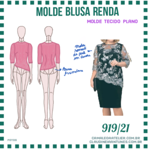Molde Blusa Renda 919/21