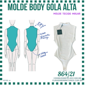 Molde Body Gola Alta 864/21