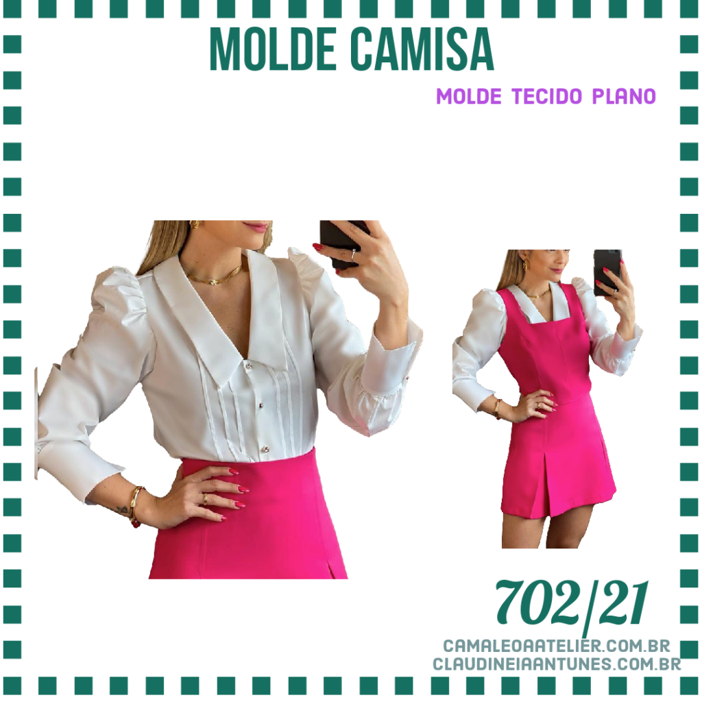 Molde Camisa com Nervura 702/21