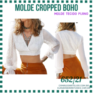 Molde Cropped Boho 652/21