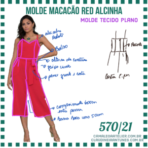 Molde Macacão Red Alcinha 570/21