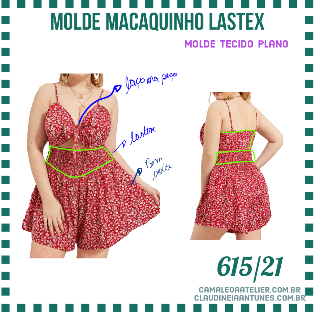 Molde Macaquinho Lastex 615/21