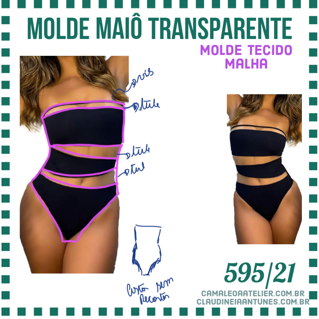 Molde Maiô Transparente 595/21