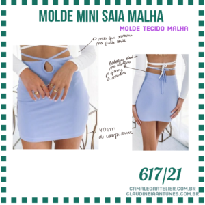 Molde Mini Saia Malha 617/21