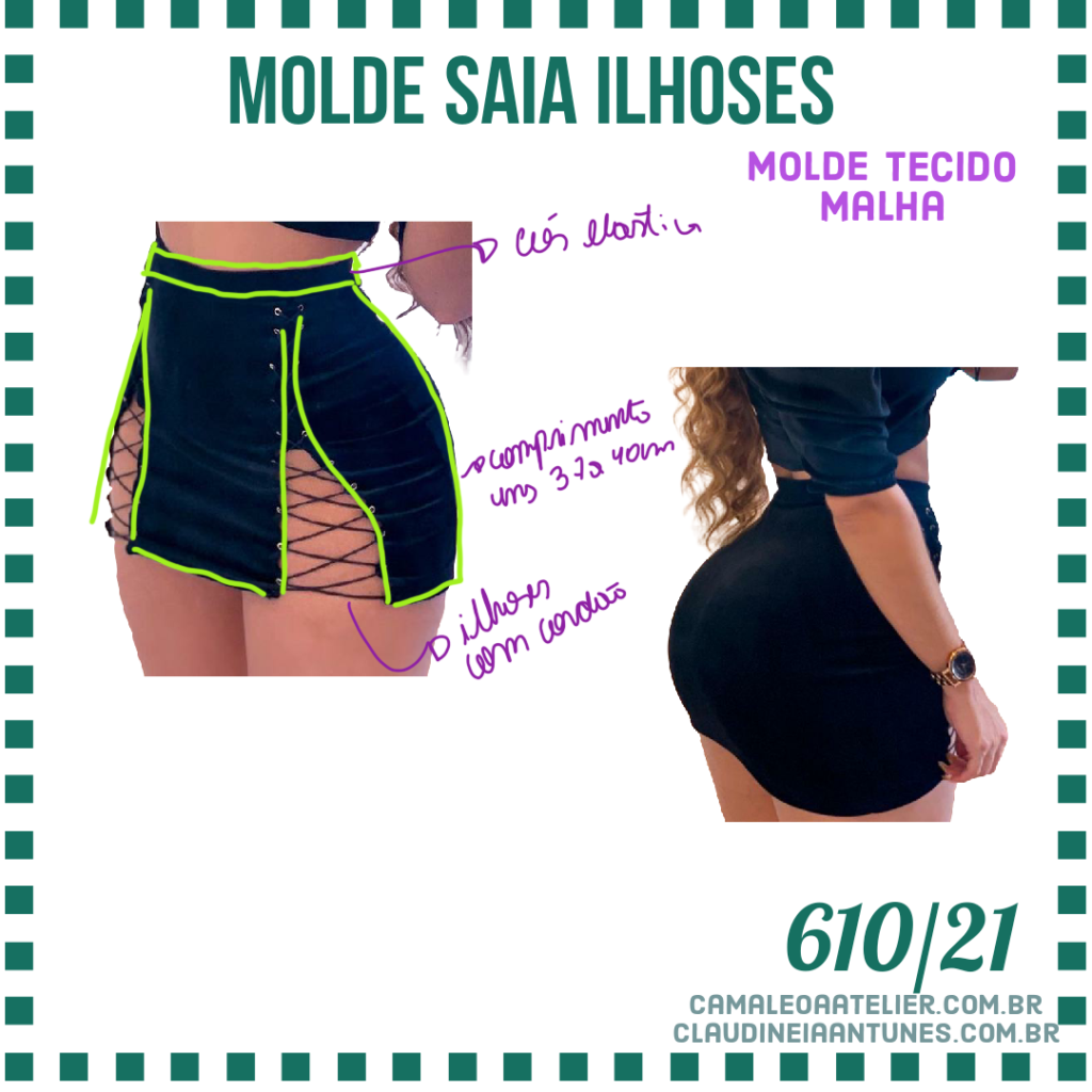 Molde Saia Ilhoses 610/21