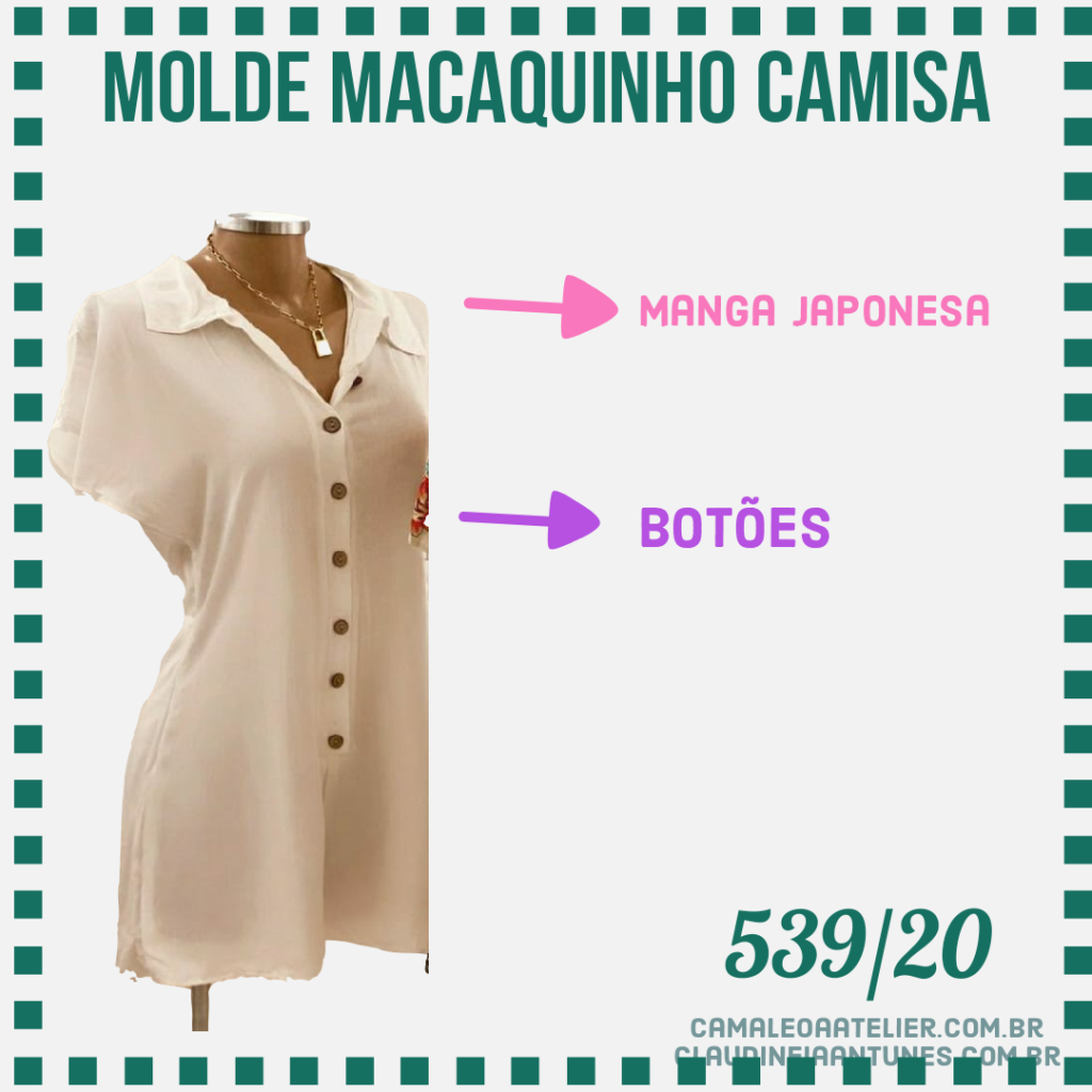 Molde Macacão Camisa 539/20