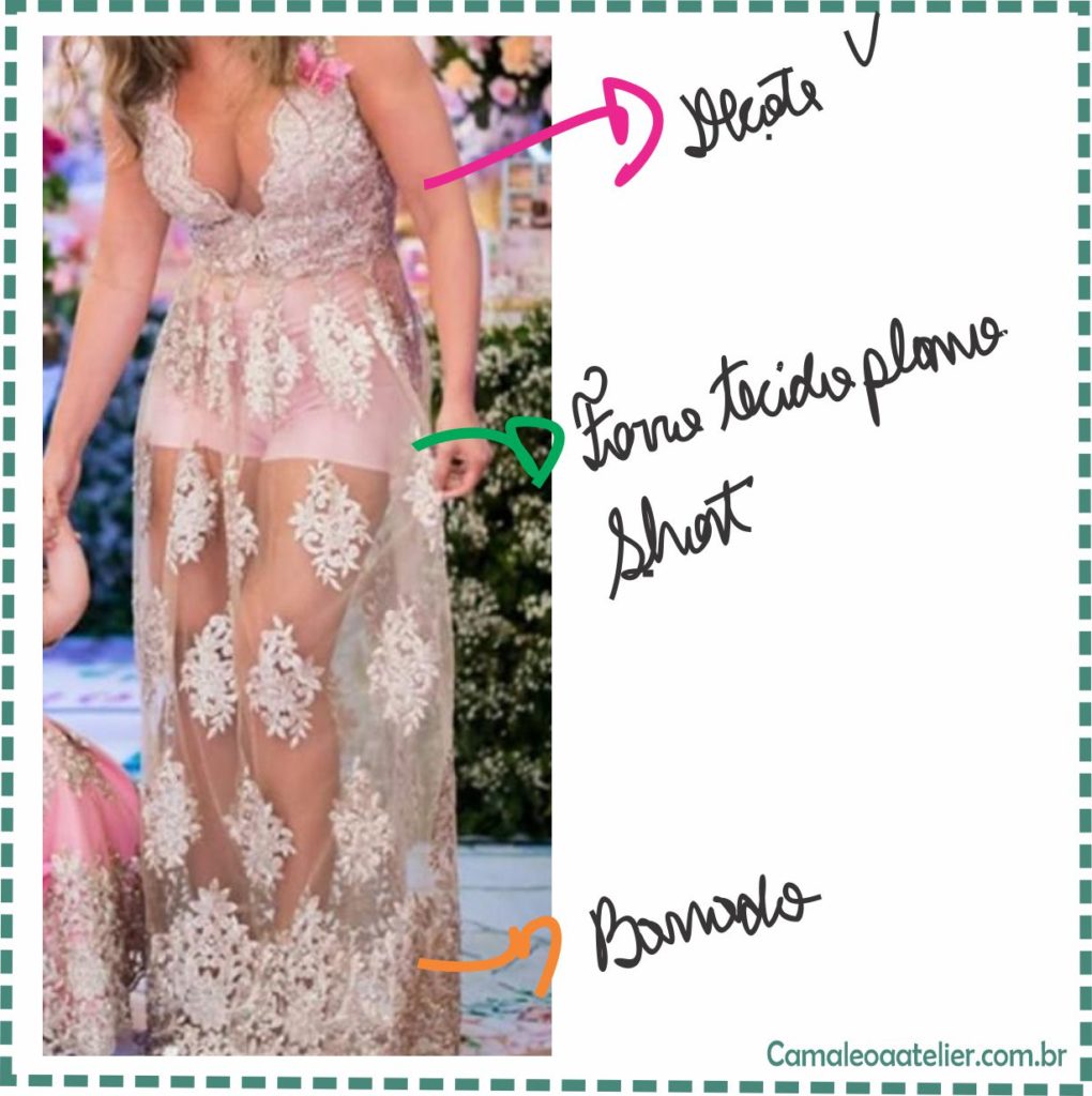 Molde Vestido Macacão Renda 197/19