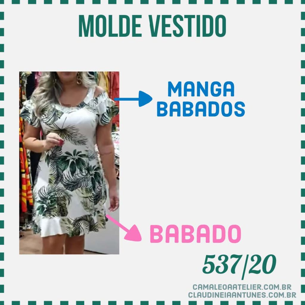 Molde Vestido Florido 537/20