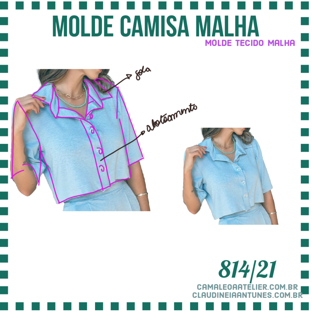 Molde Camisa Malha 814/21
