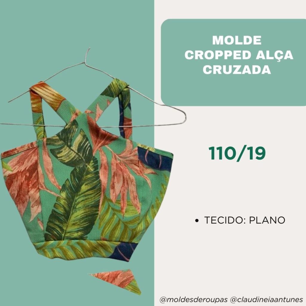 Molde Cropped Alça Cruzada 110/19