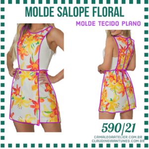 Molde Salopete Floral 590/21