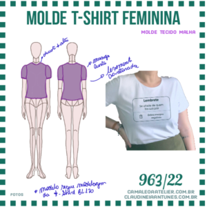 Molde T-shirt Feminina 963/21