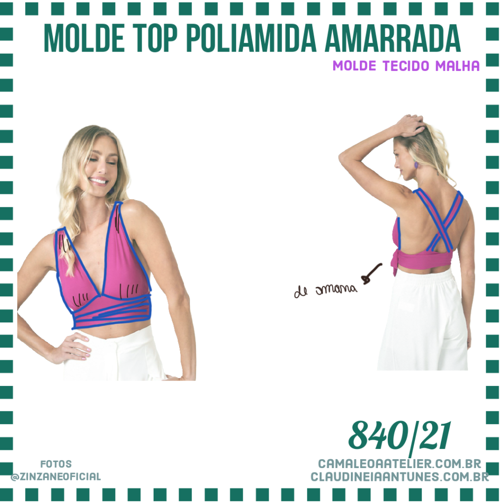 Molde Top Poliamida Amarrada 840/21
