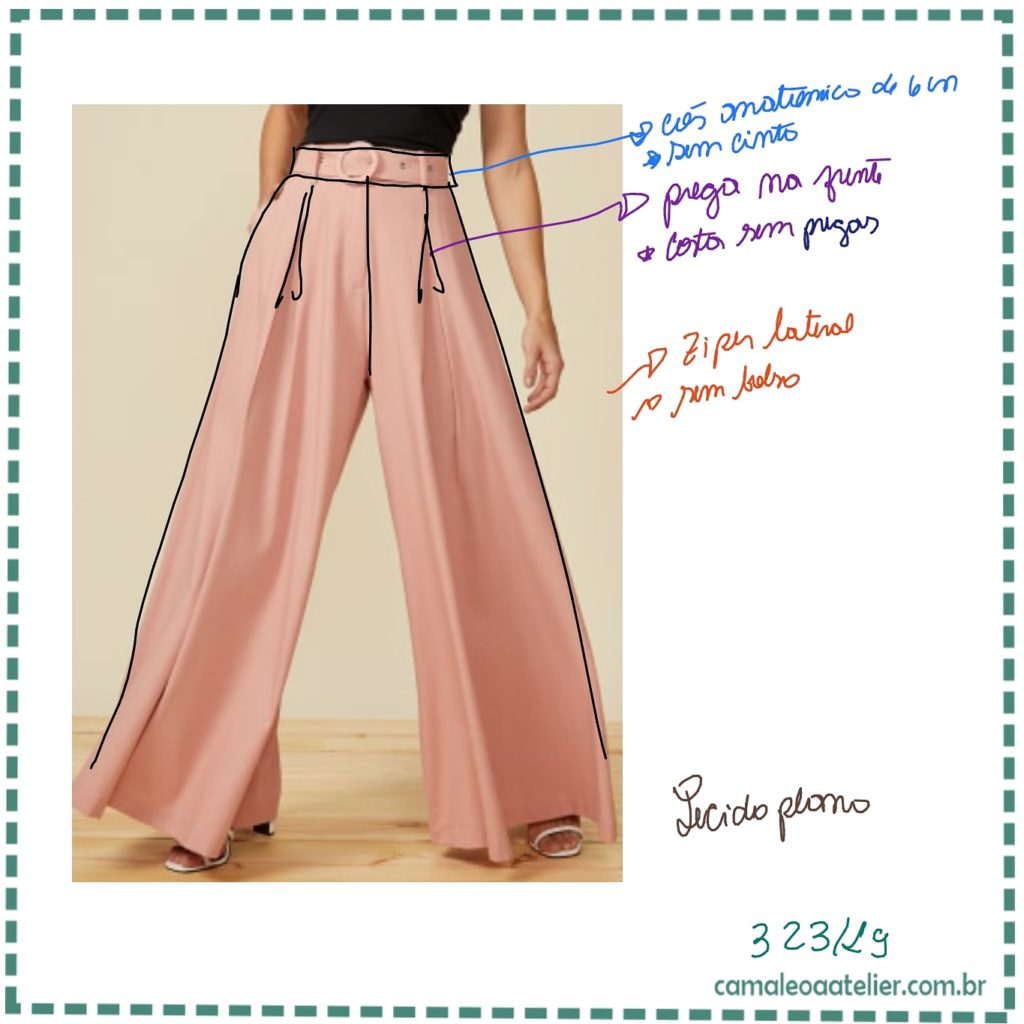 Molde Calça Pantalona 323/19