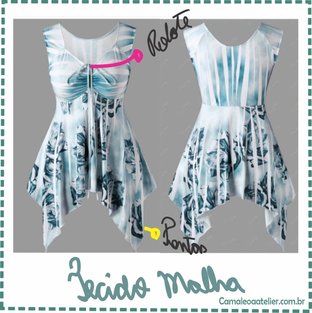 Molde Bata em Malha 213/19