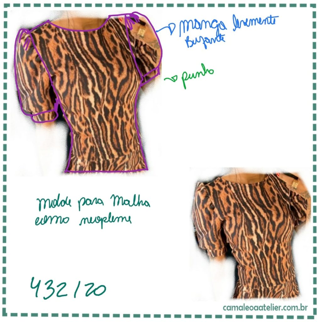 Molde Blusa Malha 432/20