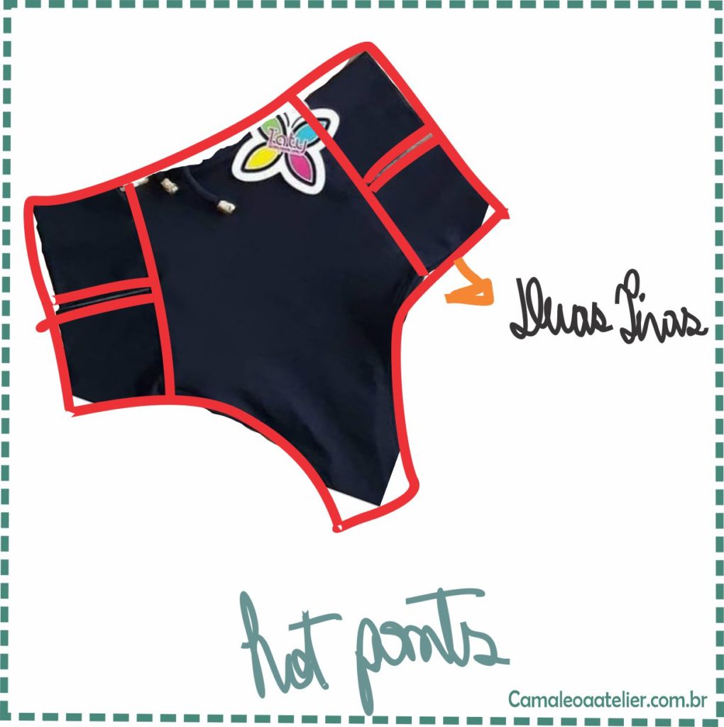 Molde Biquini Calcinha Hot Pants 241/19