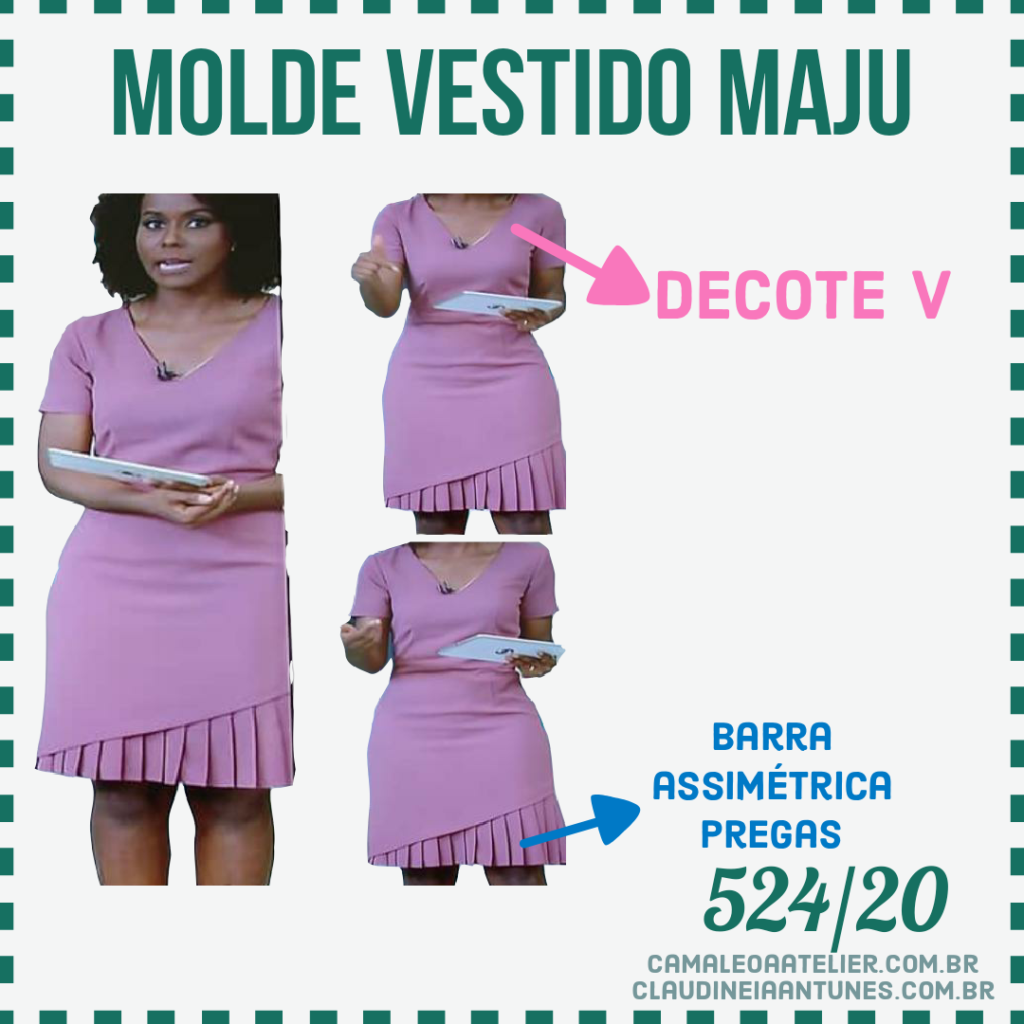 Molde Vestido Maju 524/20