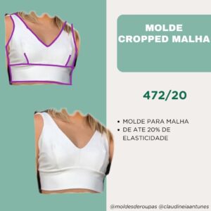 Molde Cropped malha 472/20