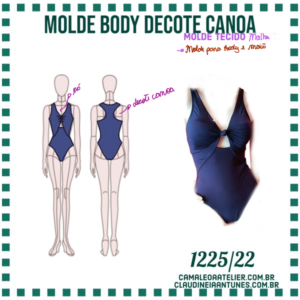 Molde Body Decote Canoa 1225/22