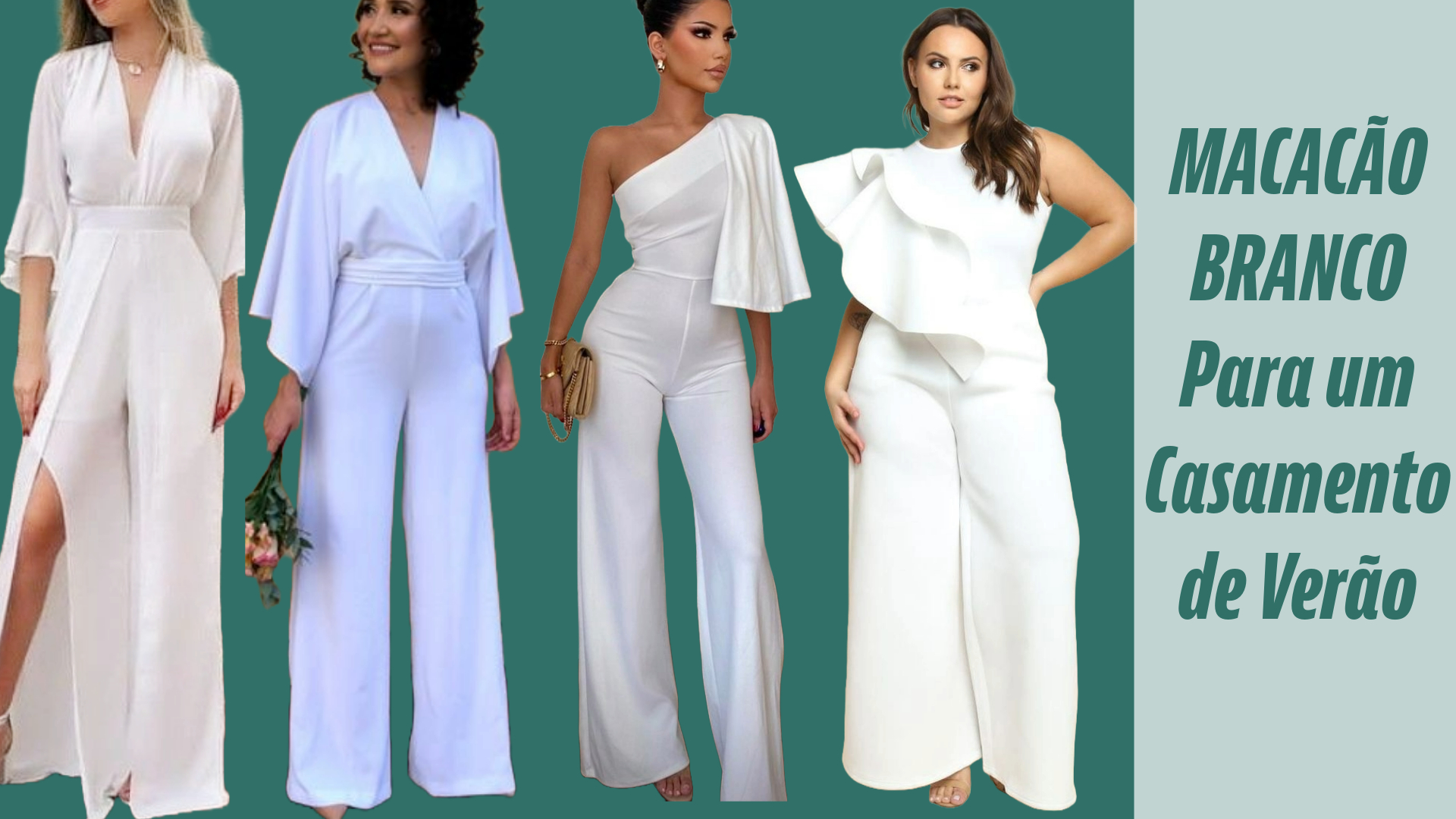 Macacão Branco: A Elegância Simplificada que Marca a Diferença ...
