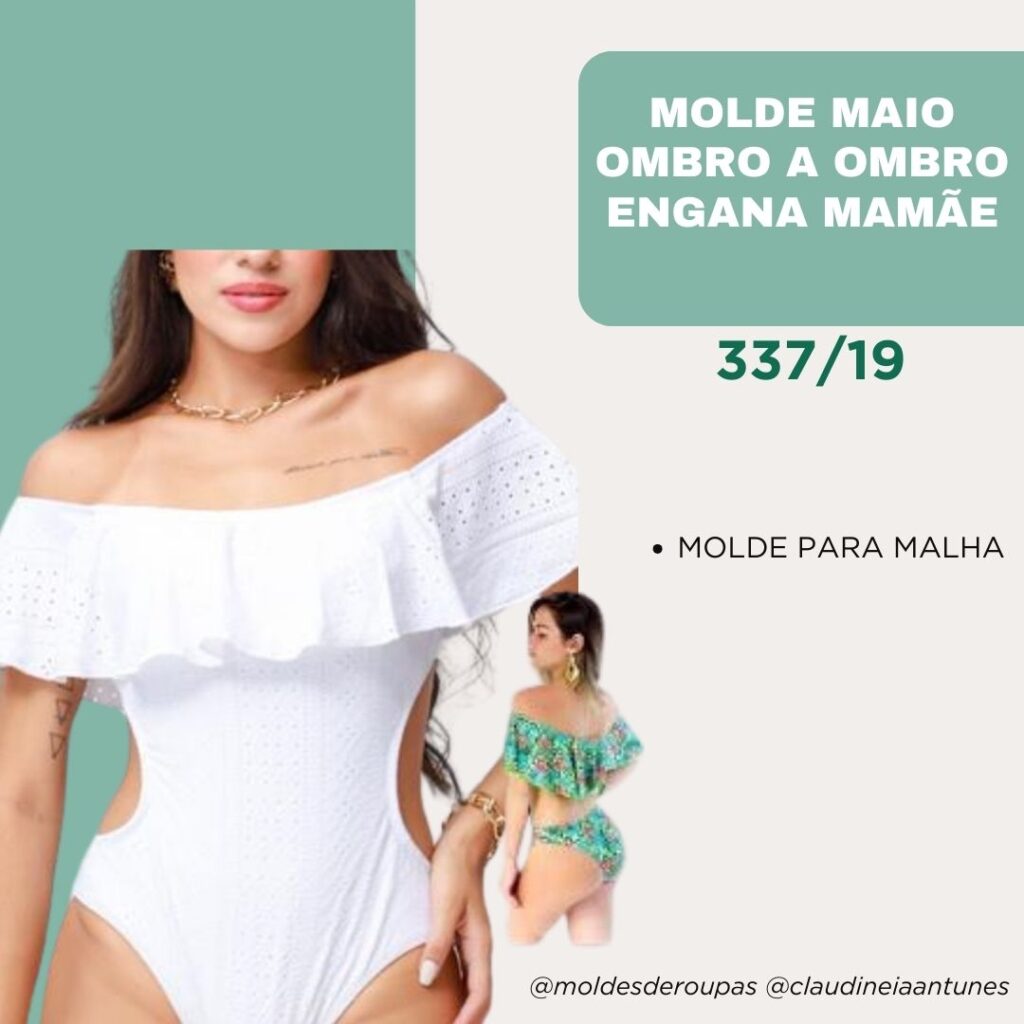 Molde Maio Ombro a Ombro Engana Mamãe 337/19