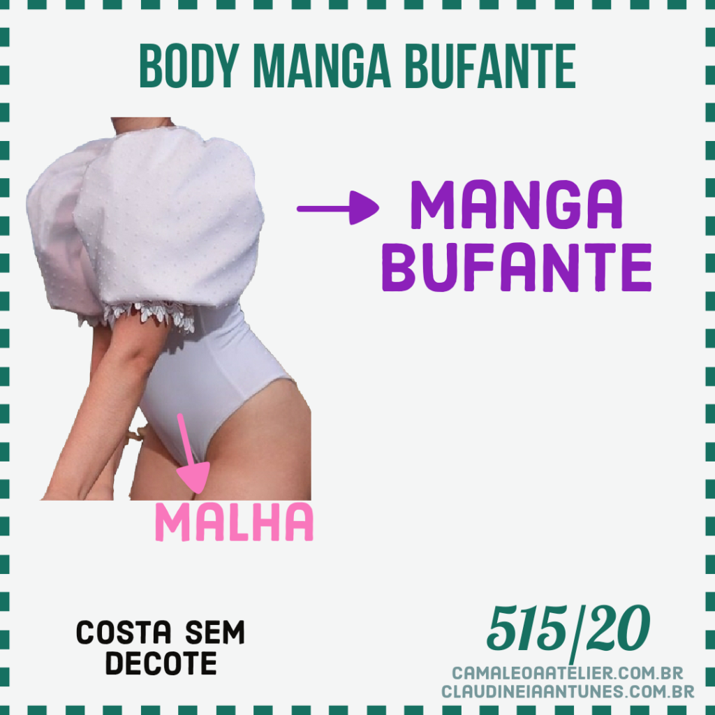 Molde Body Manga Bufante 515/20