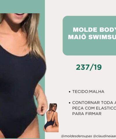 Molde Body Maiô Swimsuit  237/19