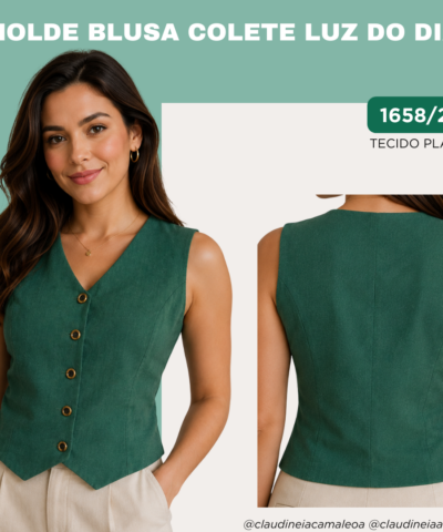 MOLDE BLUSA COLETE LUZ DO DIA 1658/25